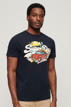 Springfield Camiseta La Vl Graphic estampado azul