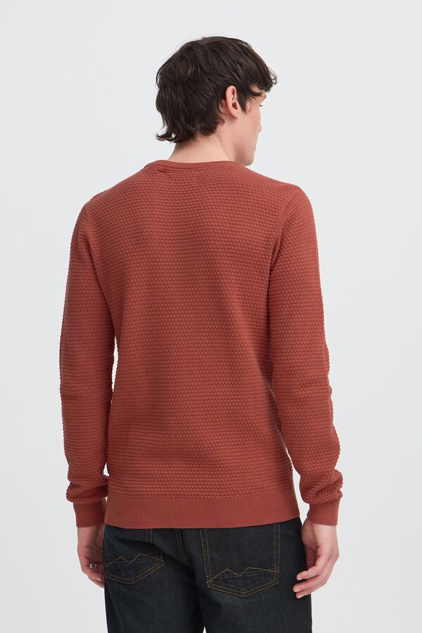 Blend Round neck jumper red