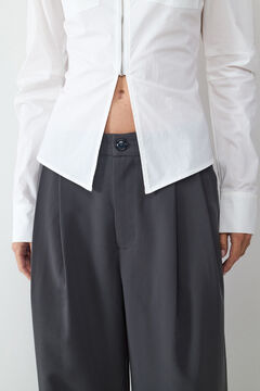 Balmohk Cal&ccedil;a de terno plissadas