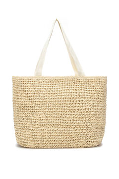 Refresh Bolso de hombro raffia