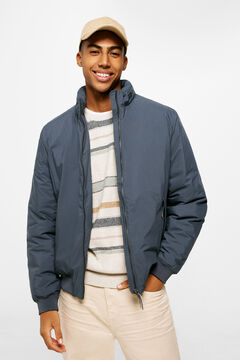 Springfield Technical quilted jacket steel blue