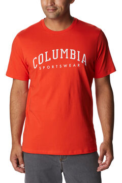 Springfield Printed short-sleeved Columbia Rockaway River™ T-shirt for men brick