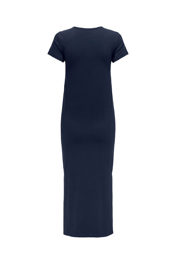 JDY Fitted long dress blue