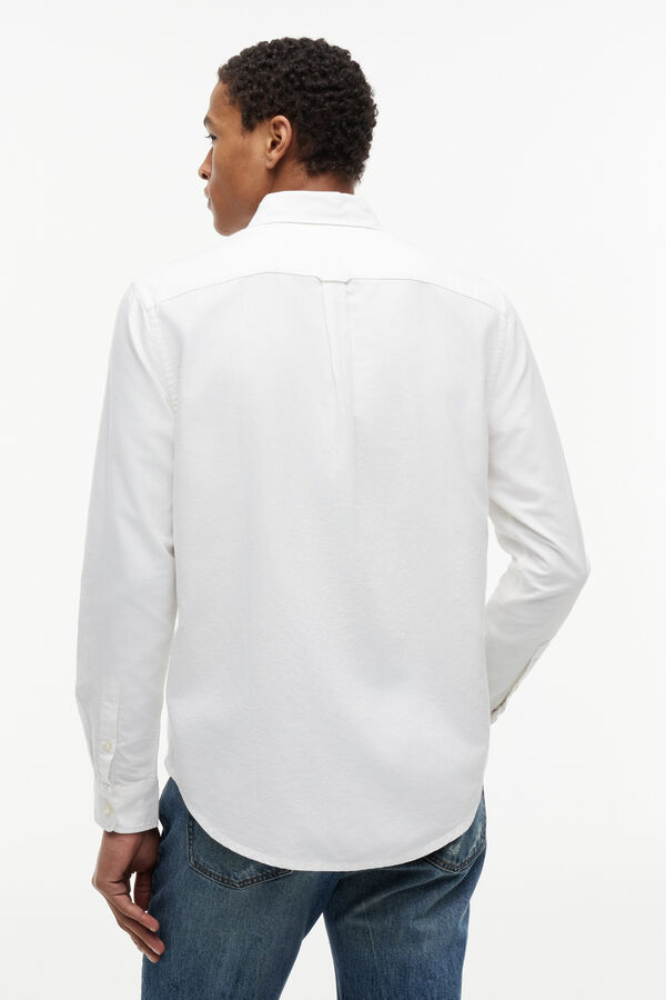 Tommy Jeans Oxford regular fit shirt white
