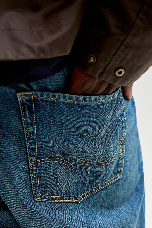 Jack & Jones Cal&ccedil;a jeans reta  azul