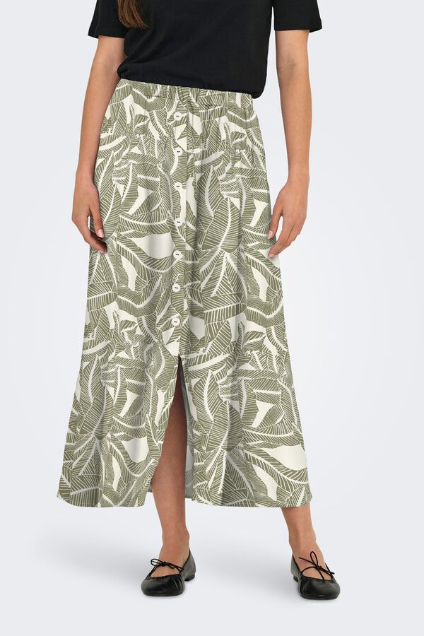 Only Midi skirt printed