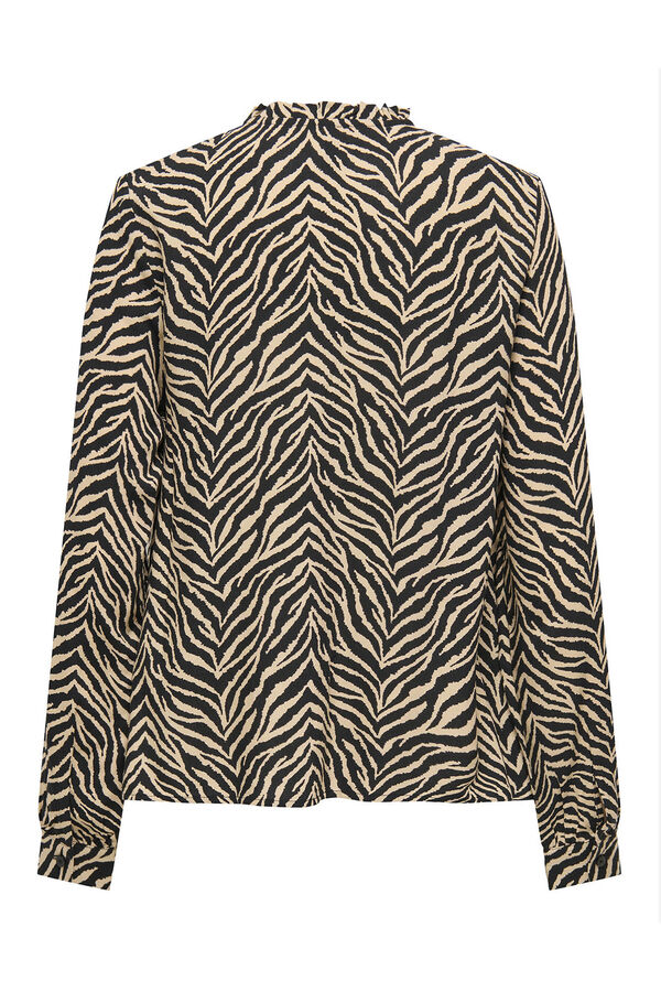 Only Long-sleeved blouse beige