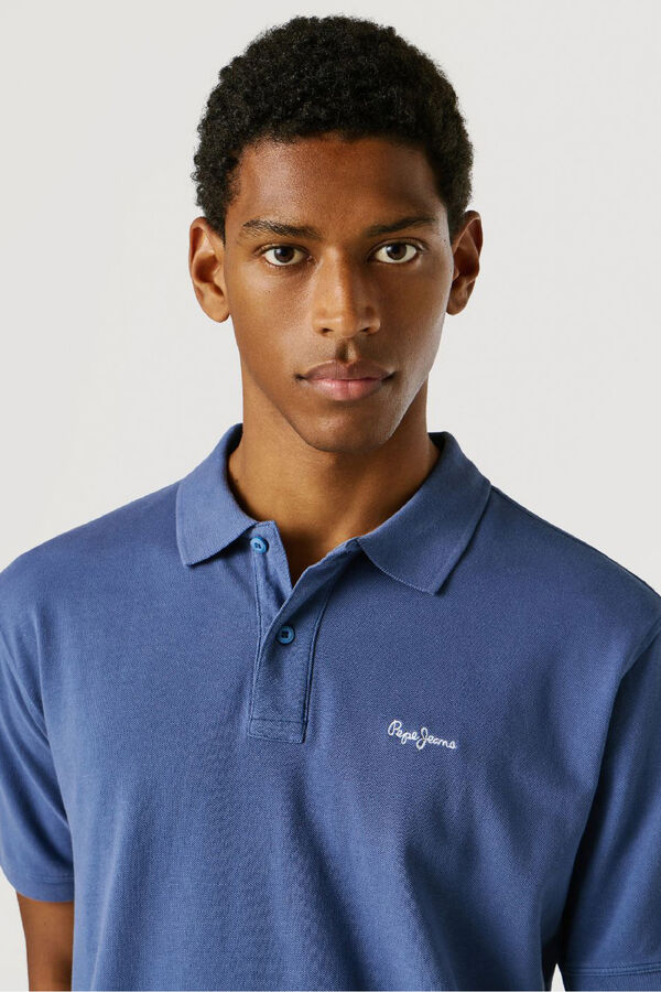 Pepe Jeans Short sleeve polo shirt blue