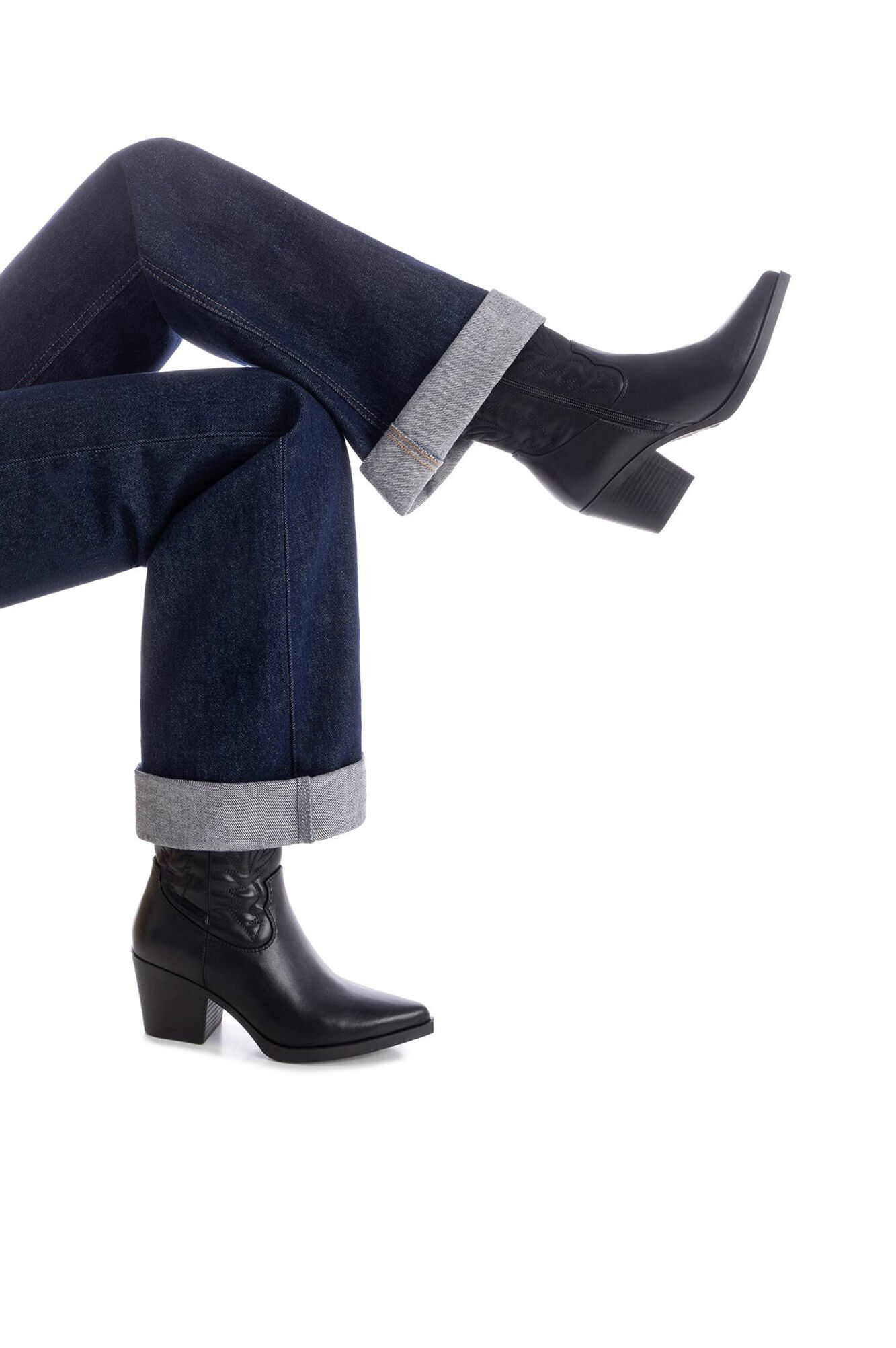 XTI Botin Cowboy Bordado