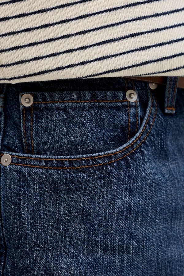 Jack & Jones Bermuda denim relaxed fit lavagem azul