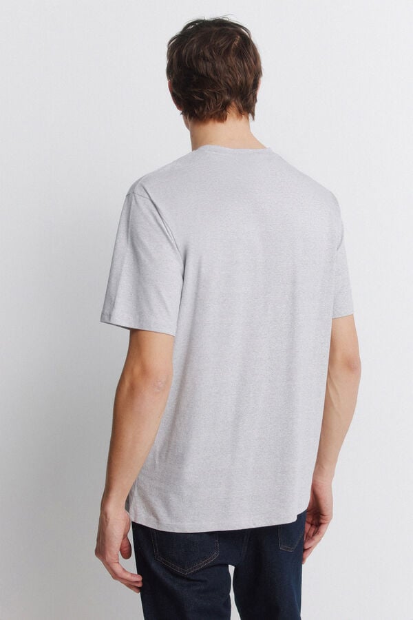 Springfield Micro-striped T-shirt blue