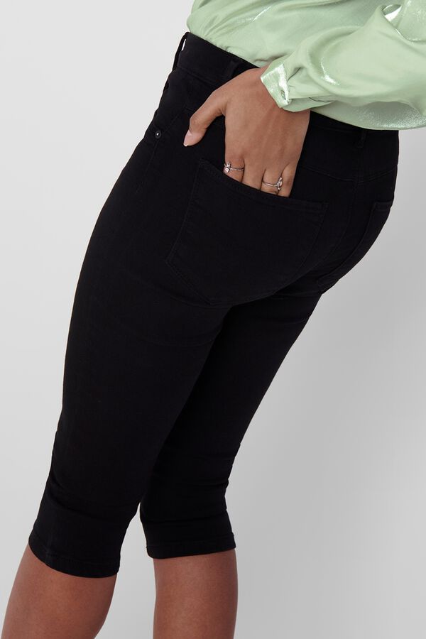 Only Capri-Jeans Schwarz