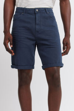 Springfield Washed 5-pocket slim fit Bermuda shorts