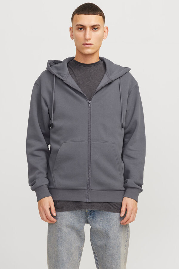Jack & Jones Sweatshirt mit normaler Passform Grau