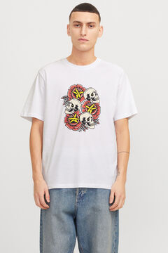 Jack & Jones Camiseta regular fit blanco