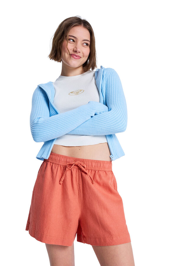 Roxy Elasticated waist beach short rouge