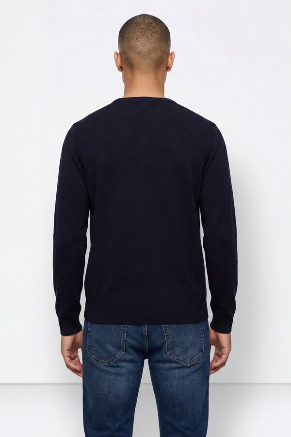 Tiffosi Basic Jersey-Knit Jumper blue