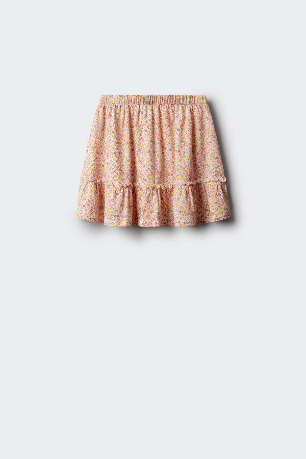 Springfield Kids Suknja sa cvetnim dezenom za devojčice Kaki