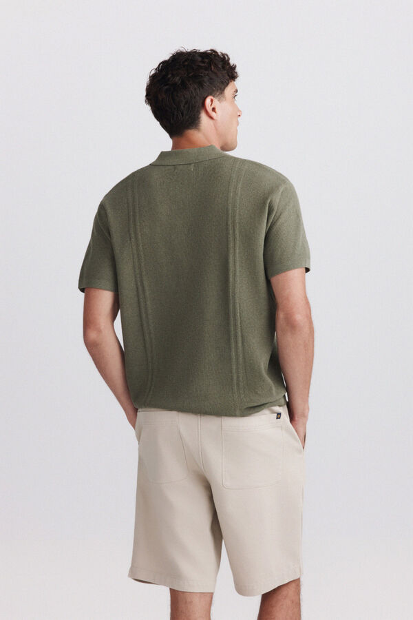 Springfield Basic structure polo shirt beige
