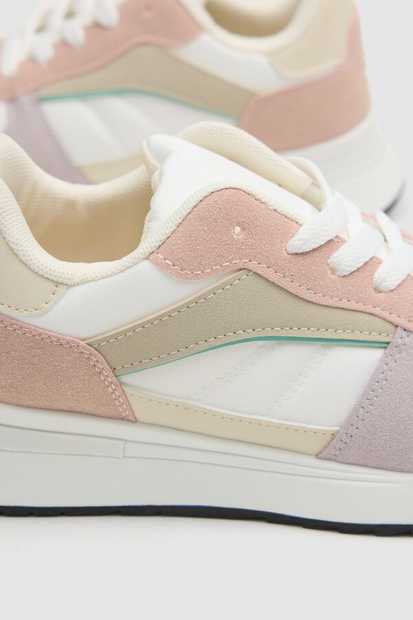 Inside Zapatillas running combinadas blanco