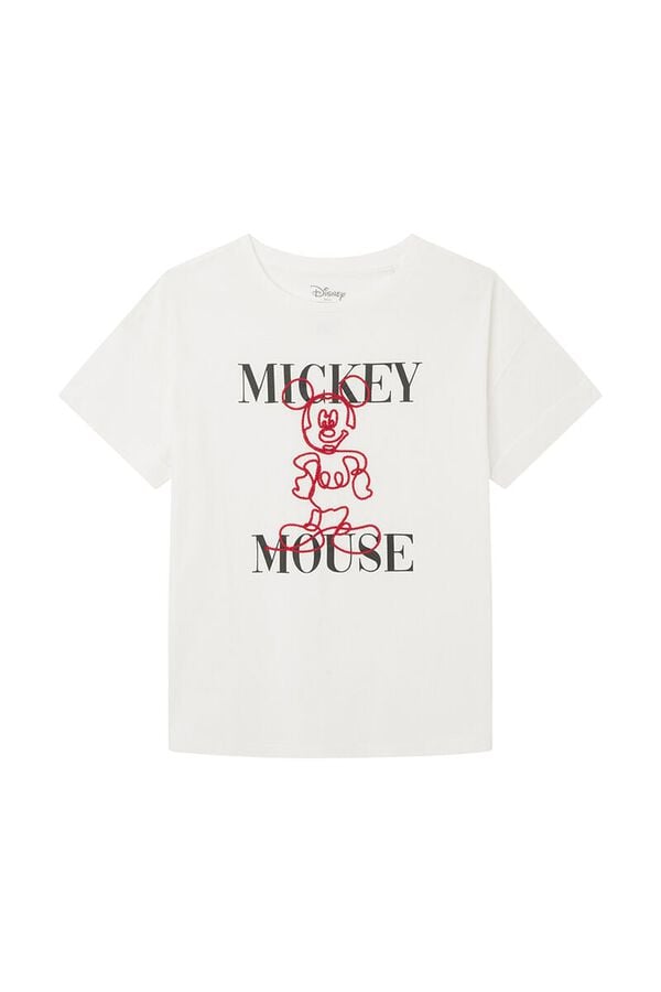 Springfield T-Shirt „Mickey Mouse“ brown