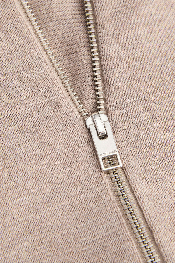 Jack & Jones Essential jersey-knit cardigan nude