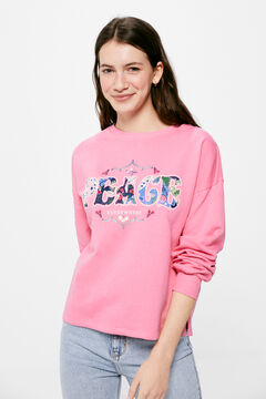 Springfield Sweatshirt "Peace" roxo