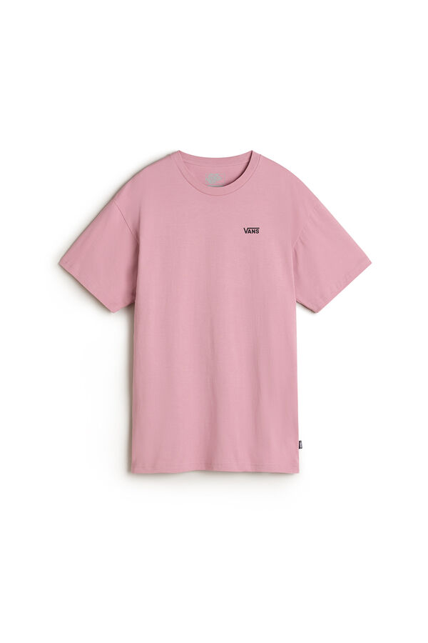 Vans Camiseta Left Chest Logo rosa