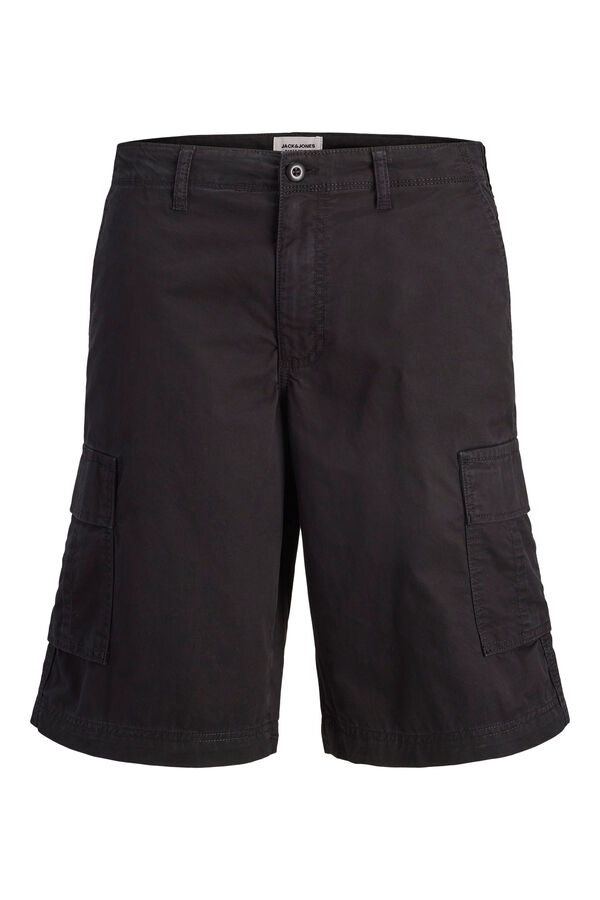 Jack & Jones Relaxed cargo Bermuda shorts black