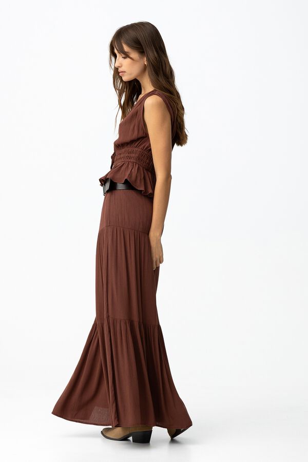 Tiffosi Regular long skirt nude