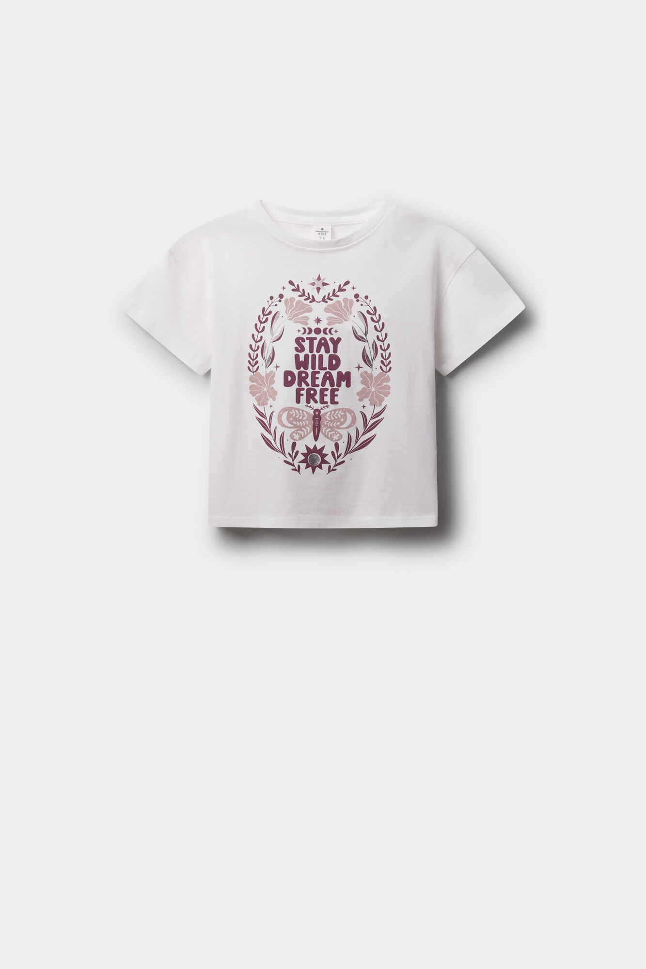 Springfield Kids Camiseta manga curta para menina Stay Wild