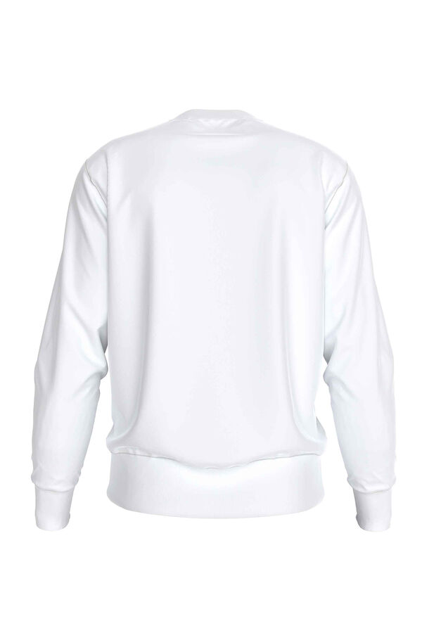 Springfield Sweatshirt Box-Neck-Kragen blanco