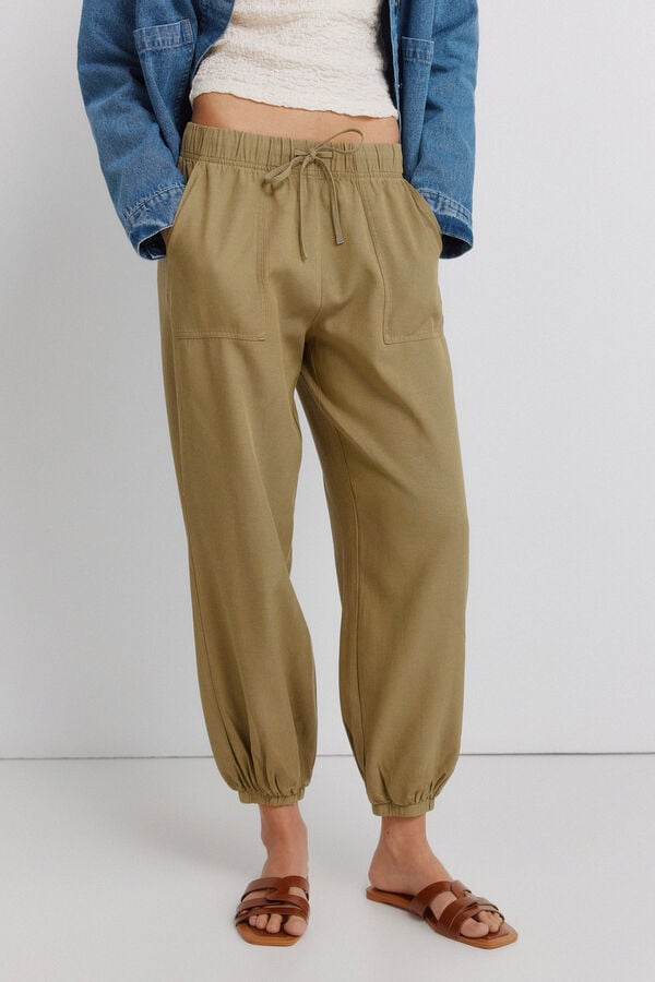 Springfield Jogger cargo trousers beige
