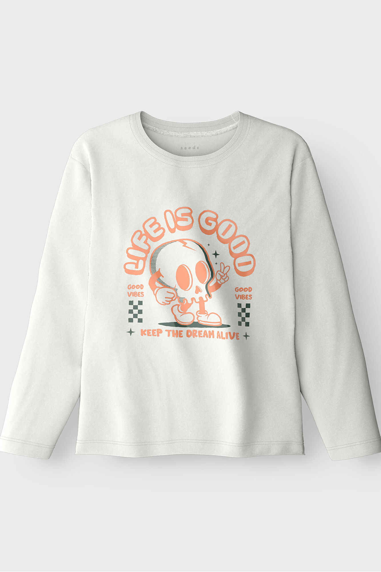 Name It T-shirt de skate de manga comprida