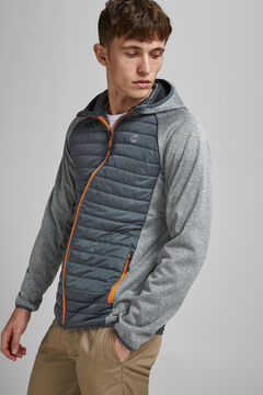 Springfield Combined hooded jacket gris
