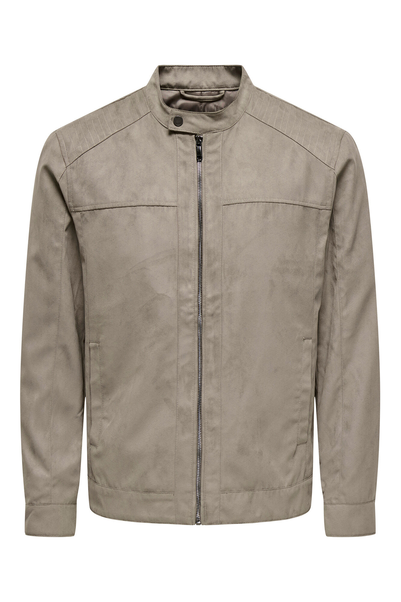 Only & Sons Chaqueta biker antelina