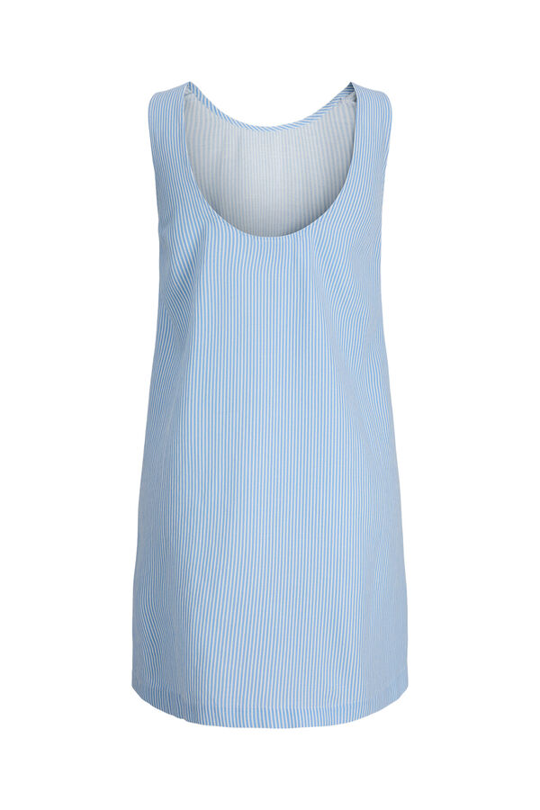 Jack & Jones Vestido mini tirantes turquesa