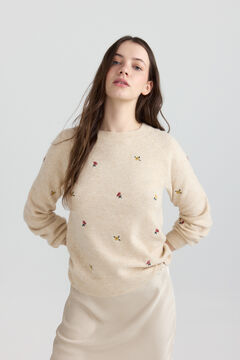 Springfield Floral embroidered jumper