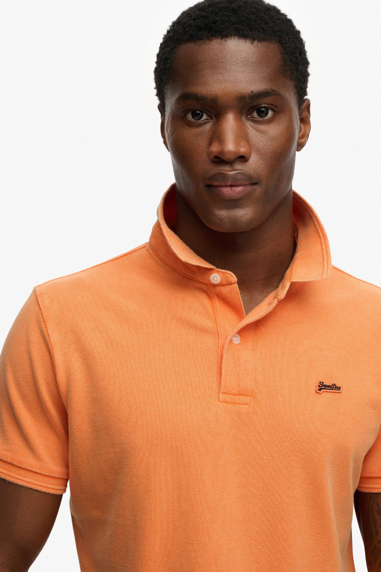 Superdry Piqu&eacute;-Kurzarm-Basic-Polo"