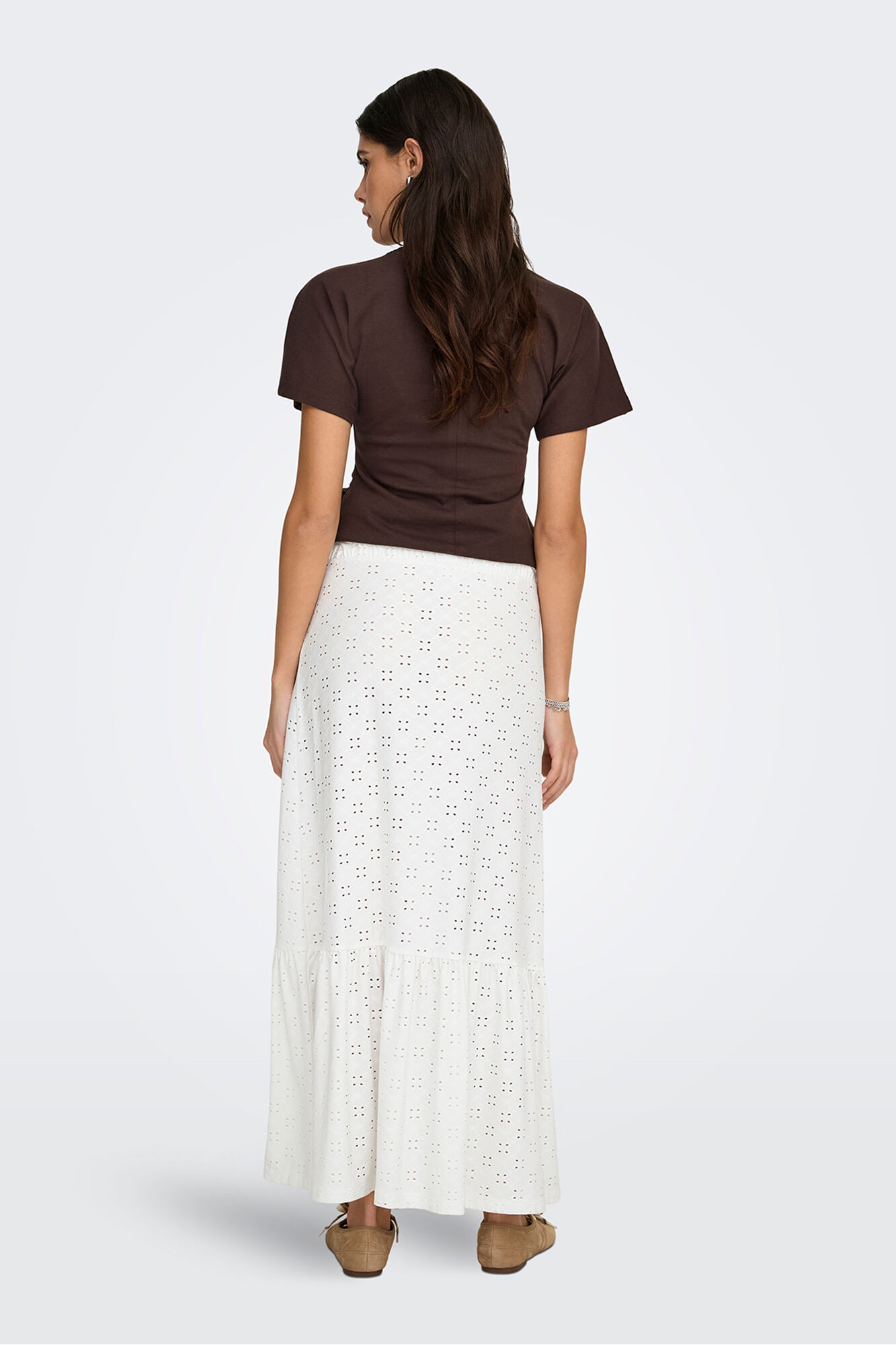 JDY Langer bestickter Rock