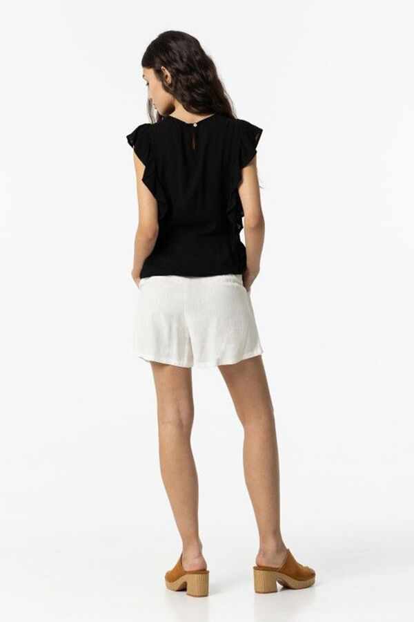 Springfield Linen Bermuda Shorts white