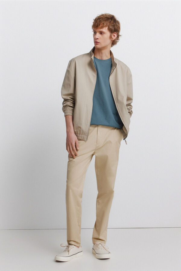 Springfield T-shirt b&aacute;sica azul