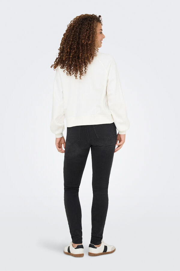 Only Front sweatshirt white