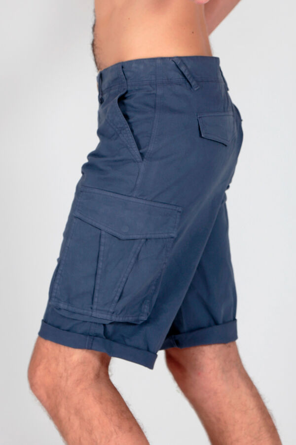 Springfield Cargo shorts with seven pockets plava