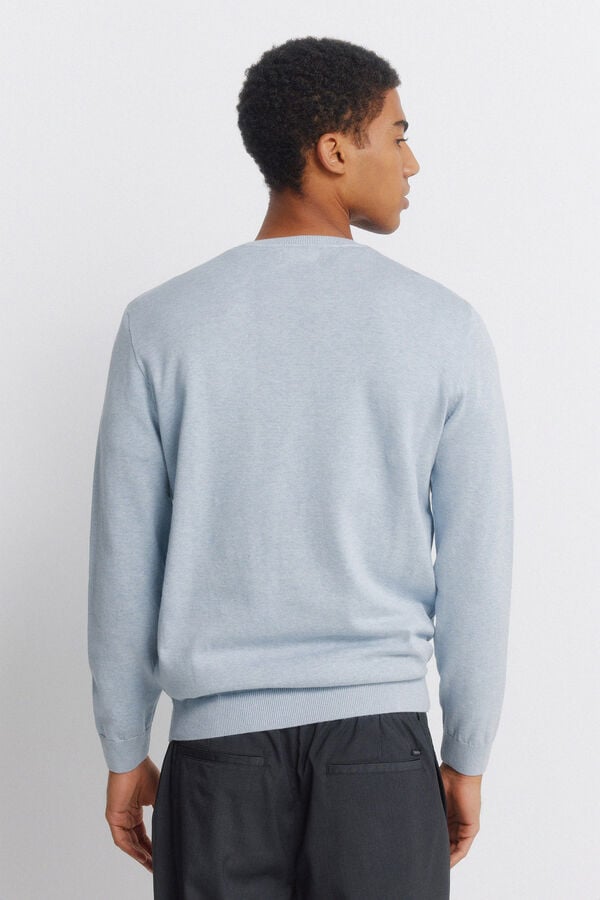 Springfield Pull basique logo Springfield bleu