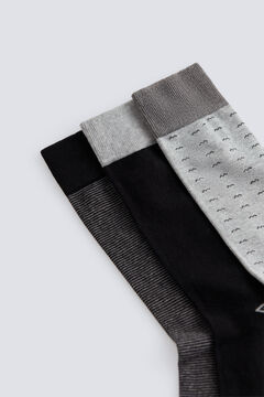 Springfield Grey 3-pack long socks