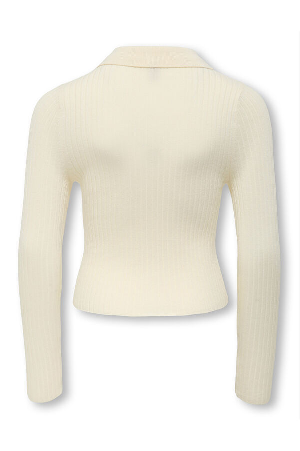 Only Girls Jersey polo de ni&ntilde;a gris