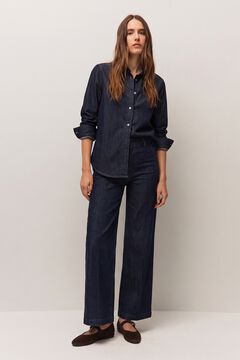 Systemaction Camisa efecto denim