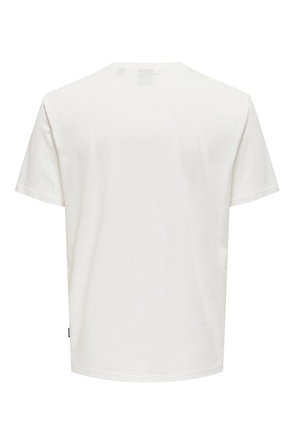 Springfield T-Shirt Print O&S blanco