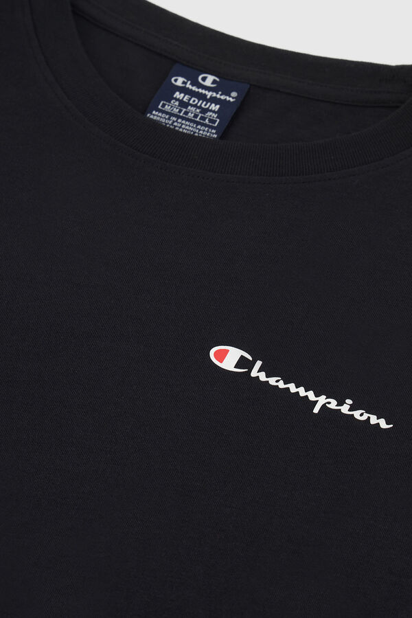 Champion T-shirt manga comprida preto